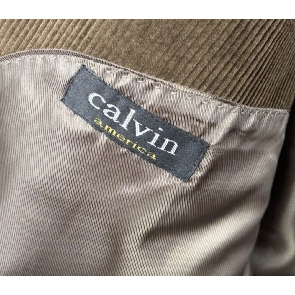 Calvin America Blazer Mens 48L Brown Corduroy Sport Coat Jacket NWT Vintage